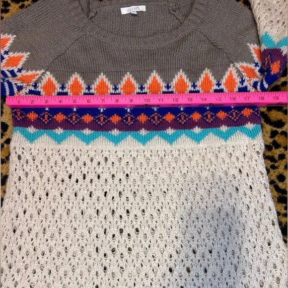 Vintage dELiA*s Fair Isle Pullover Sweater 90’s Size Large - Picture 9 of 10